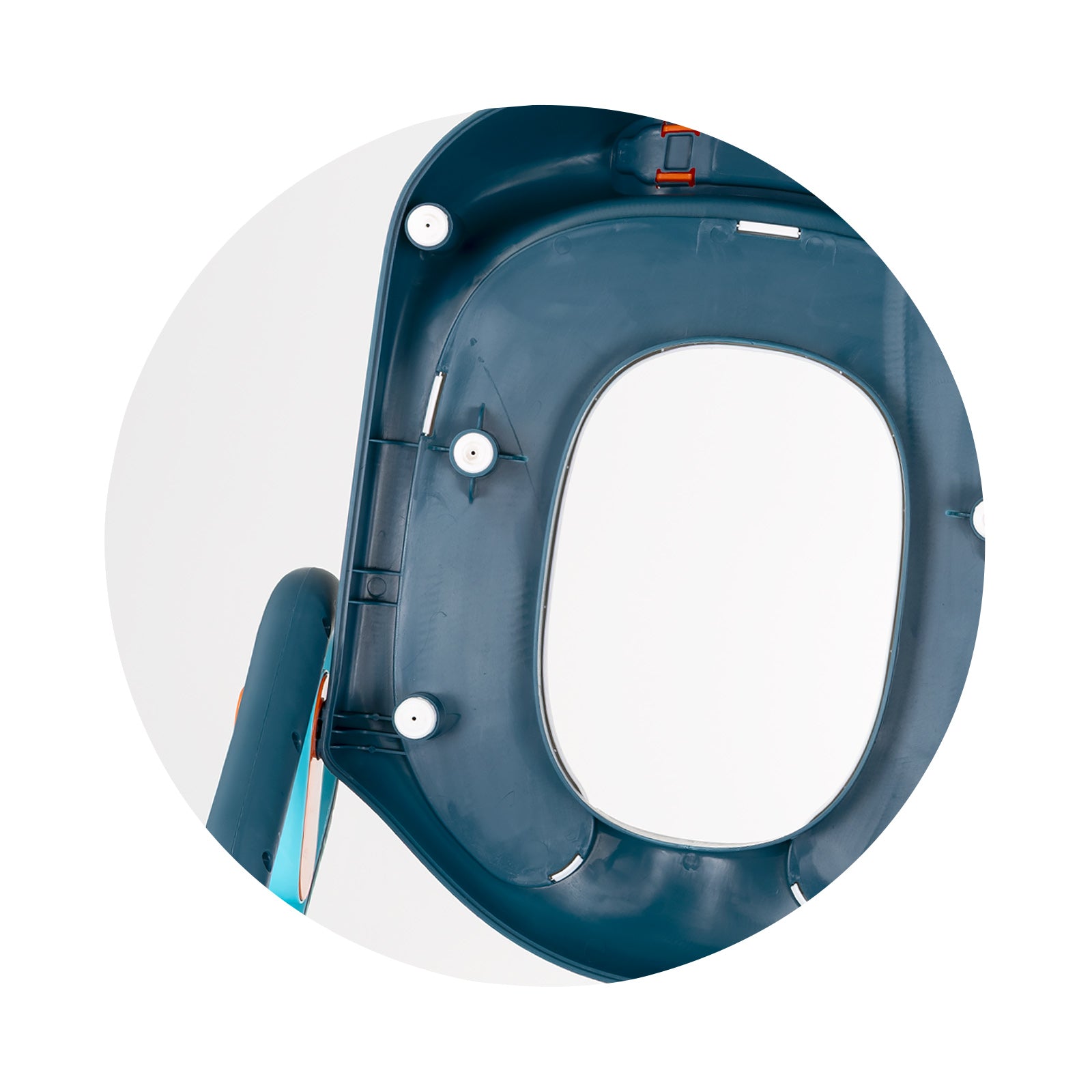 Тоалетна Седалка Със Стълба Флипи - Синя