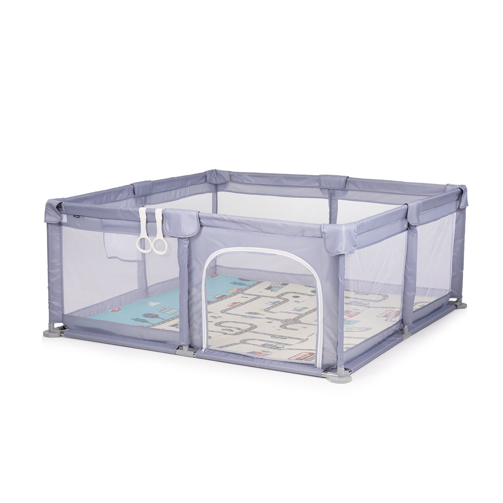 Кошара За Игра Sienna 150 150 Cm, Сива Chipolino
