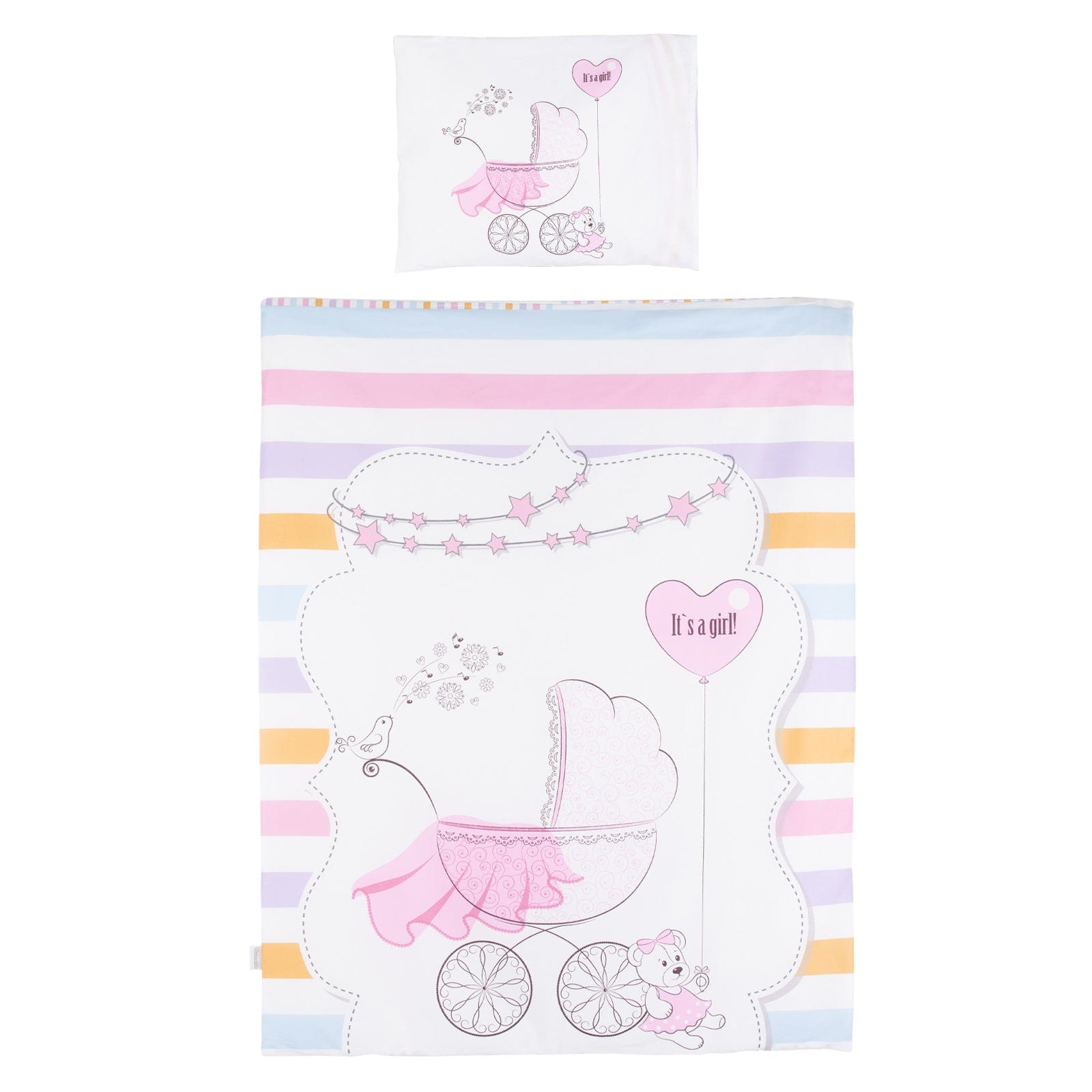 Спален Комплект 5 Части Розово Сърце