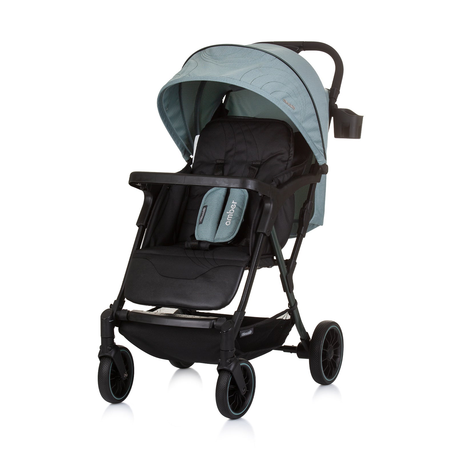Детска Количка "Амбър" Пастелно Зелено - Комбинирани Колички - Chipolino - BebeMama