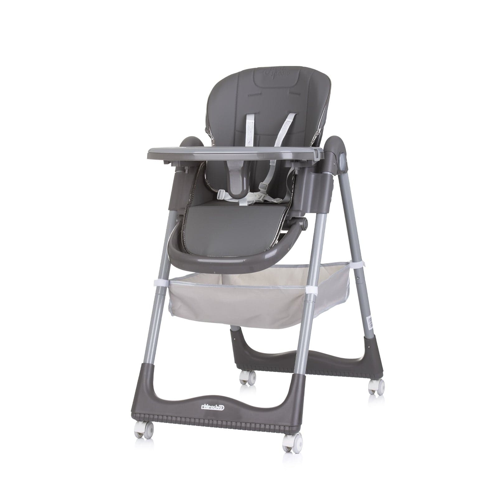 Scaun înalt „First Spoon” Gri