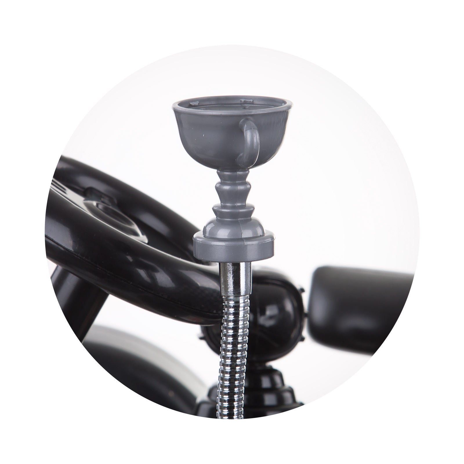 Детска проходилка 4в1 "Рейсър"черно/бяла --- BebeMama