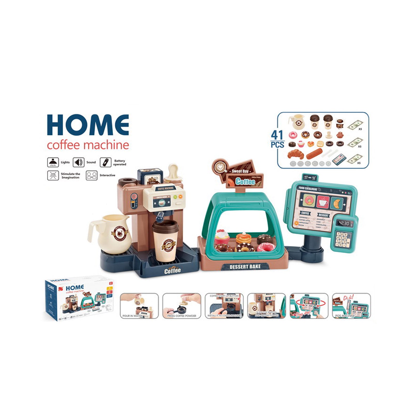 Cafeneaua cu jucării pentru copii