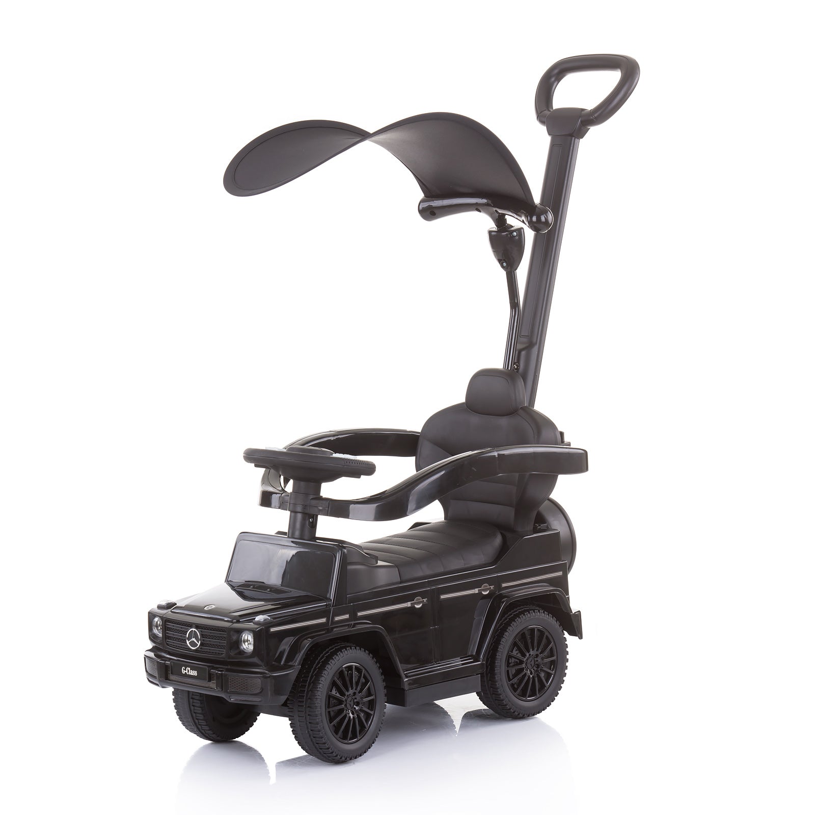 Кола С Дръжка/Сенникmercedes G350D Черн - Коли И Кончета За Яздене - Chipolino - BebeMama