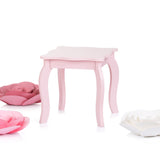 Комплект Тоалетка И Табуретка Розови