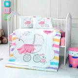 Спално Бельо От 3 Части Розово Сърце - Спални Комплекти - Chipolino - BebeMama