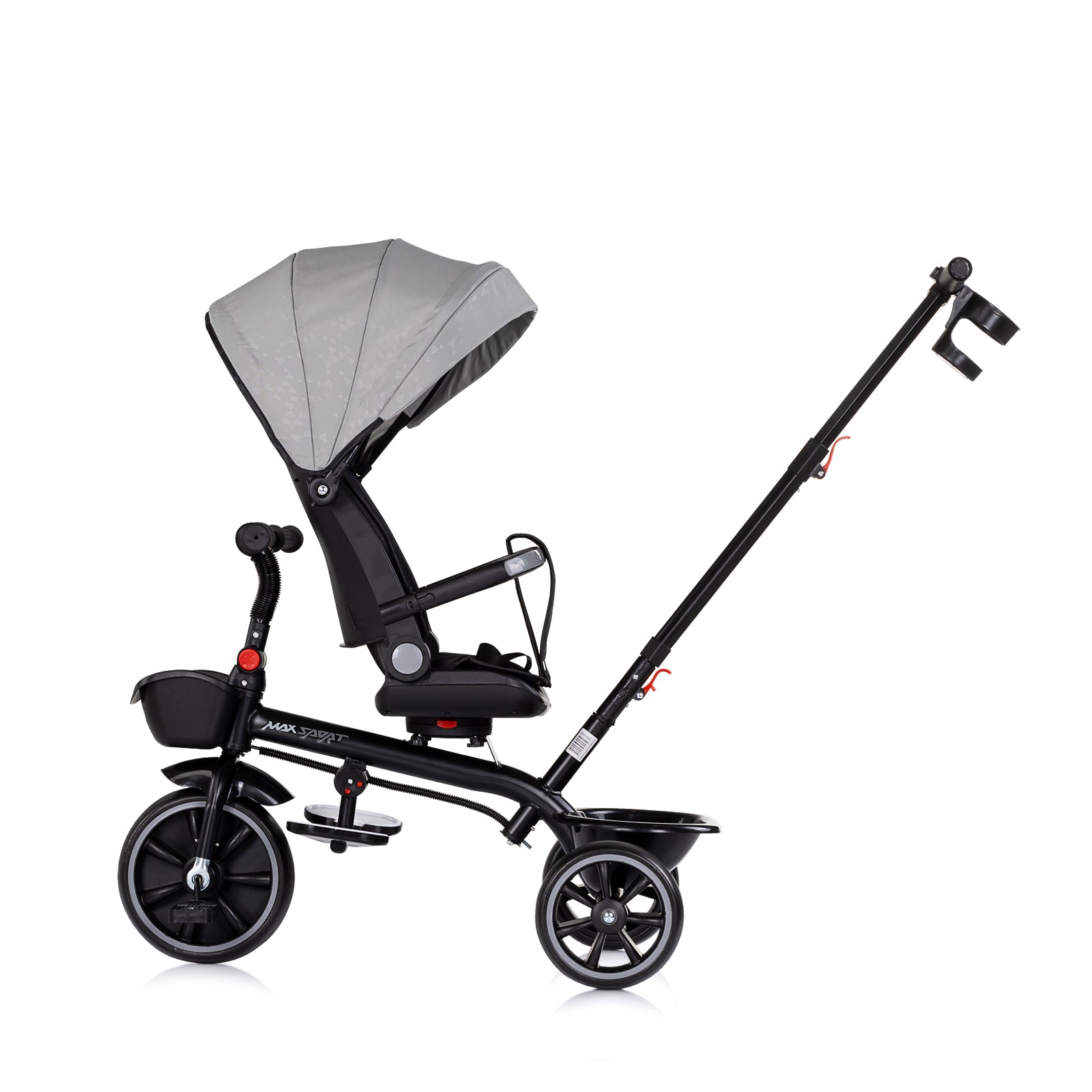 Триколка Със Сенник Max Sport Сива Chipolino