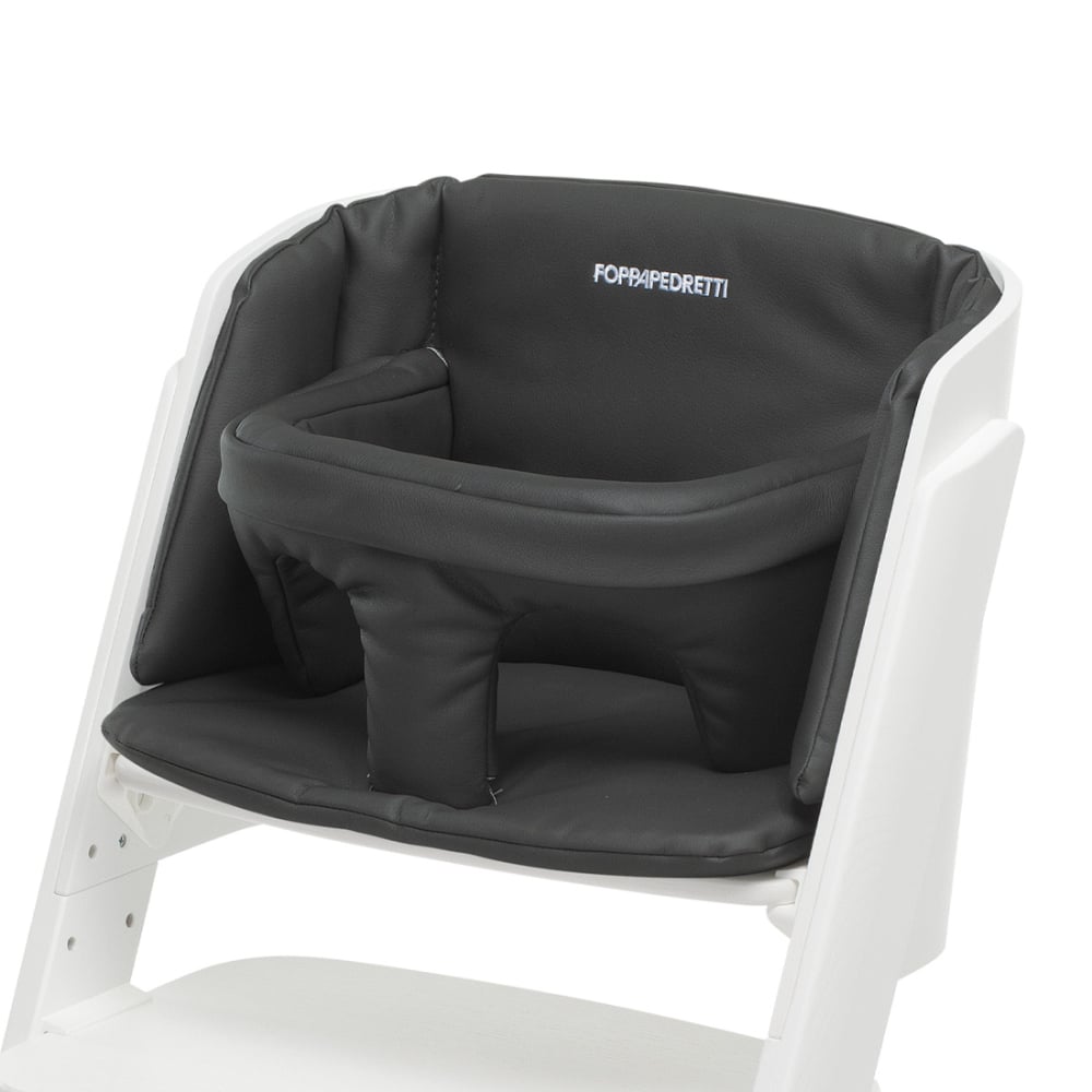 Tapițerie pentru scaun de sufragerie Foppapedretti, piele grafit Tiramisu