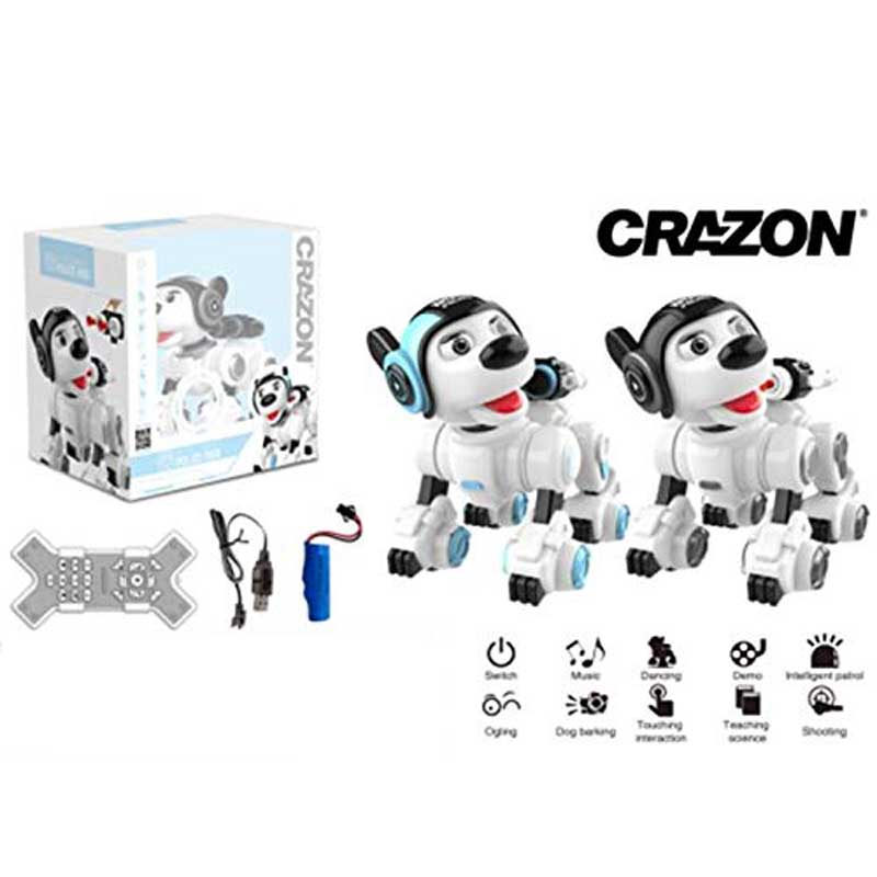 Интерактивно Полицейско Куче - Робот Със Синя Каска