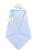 Комплект Бебешка Хавлия С Лигавник 100x100 См. Cachirulo Blue Interbaby