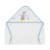 Бебешка Хавлия С Качулка 100x100 См. Mickey White Blue Interbaby