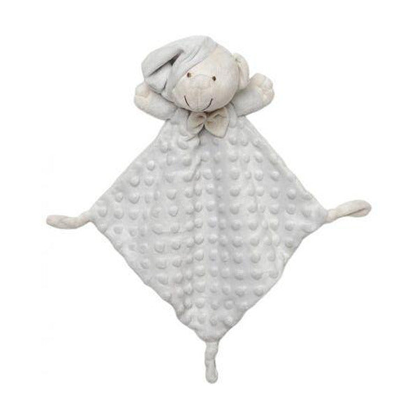 Бебешка Играчка Doudou Кърпа За Гушкане Bear Grey Interbaby