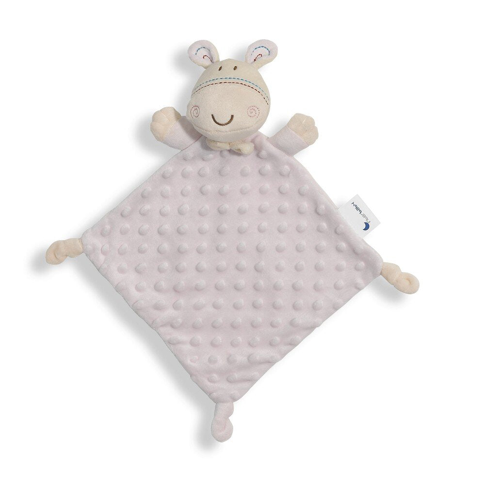 Бебешка Играчка Doudou Кърпа За Гушкане Giraffe Pink Interbaby
