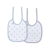 Бебешки Лигавник Fabric 2 Бр Grey Blue Interbaby