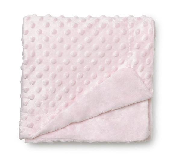 Бебешко Одеяло 80 110 См. Coral Fleece Pink Interbaby
