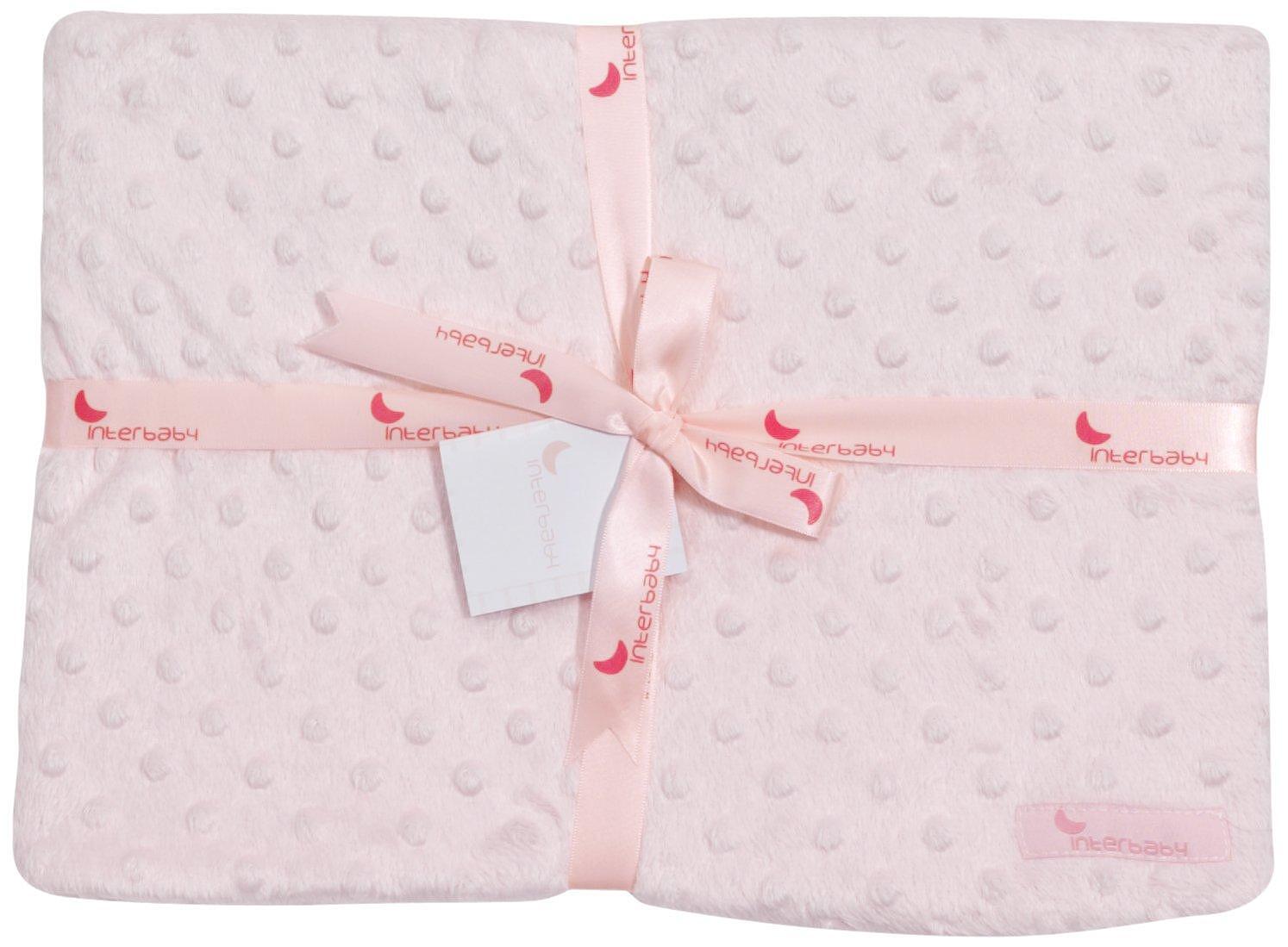 Бебешко Одеяло 80 110 См. Coral Fleece Pink Interbaby
