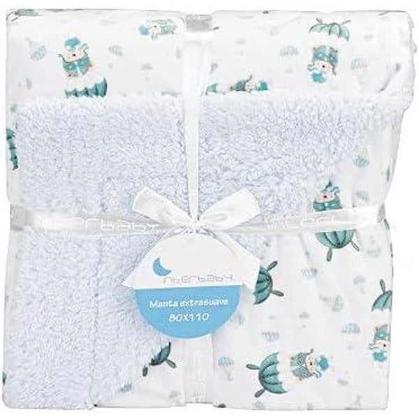 Бебешко Одеяло Lamb Paracadista Blue Interbaby