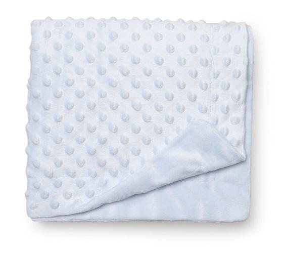 Бебешко Одеяло 80 110 См. Coral Fleece Blue Interbaby