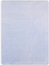 Бебешко Одеяло 80 110 См. Coral Fleece Blue Interbaby