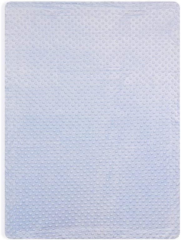 Бебешко Одеяло 80 110 См. Coral Fleece Blue Interbaby
