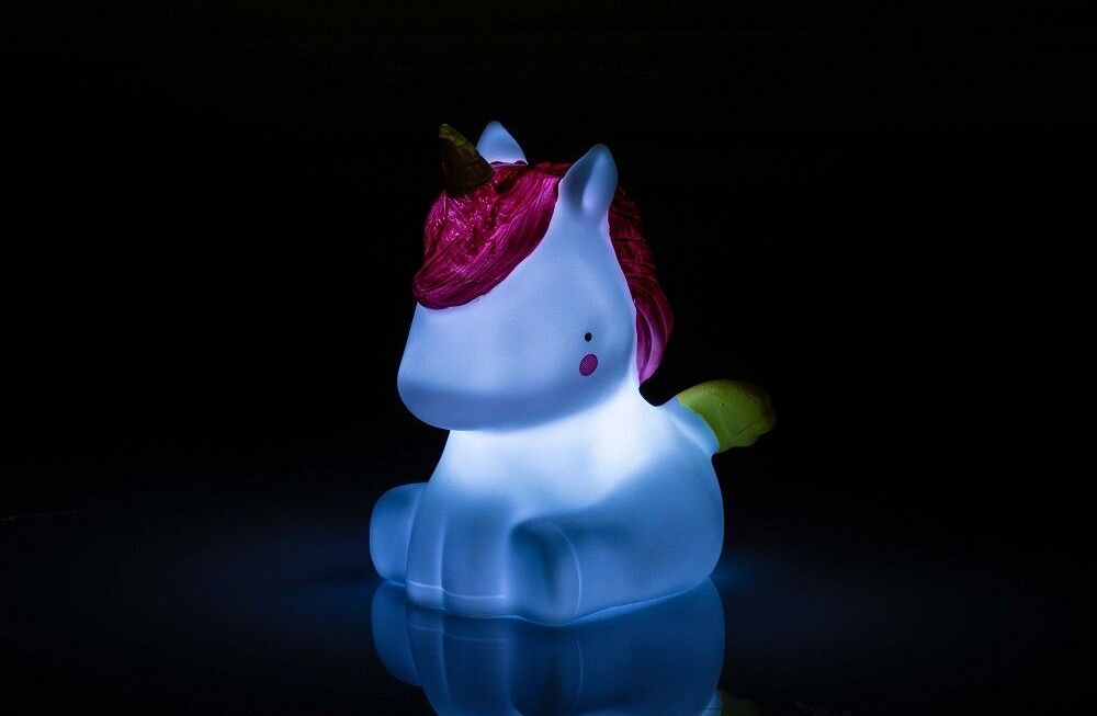 Детска Led Лампа Еднорог Бяла 03 09lam Interbaby