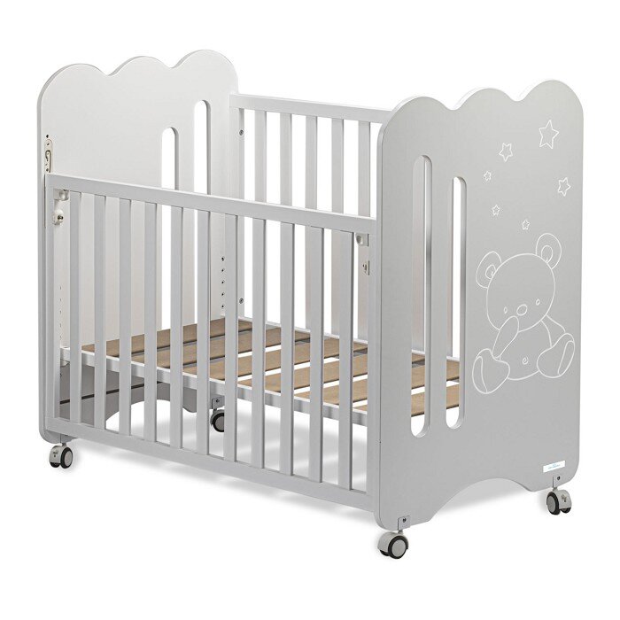 Бебешко Легло Curve 60 120 См. Бяло Interbaby