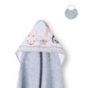 Комплект Бебешка Хавлия С Лигавник 100x100 См. Acuarela Grey Interbaby