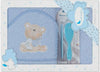 Комплект Бебешка Хавлия 100x100 См. С Гребен И Четка Love You Blue Interbaby