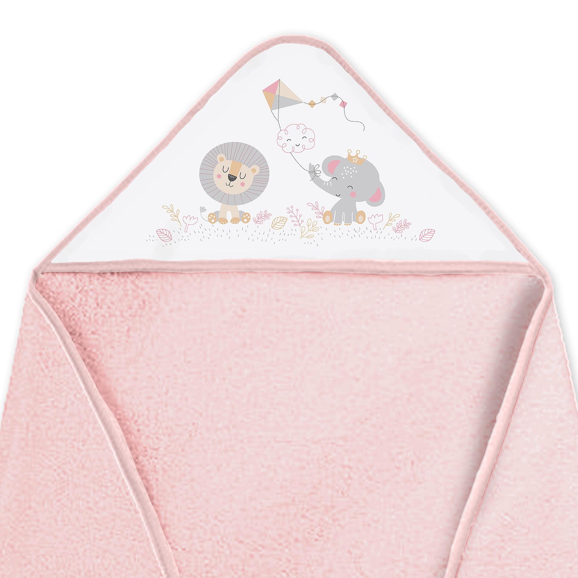 Комплект Бебешка Хавлия С Лигавник 100x100 См. Cachirulo Pink Interbaby