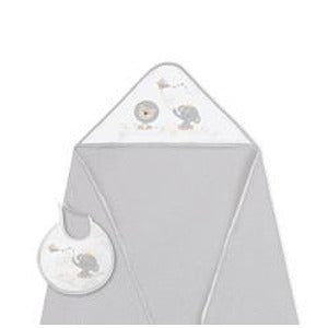 Комплект Бебешка Хавлия С Лигавник 100x100 См. Cachirulo Grey Interbaby