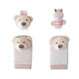 Комплект Дрънкалки Ръкавички Osito Pink Interbaby