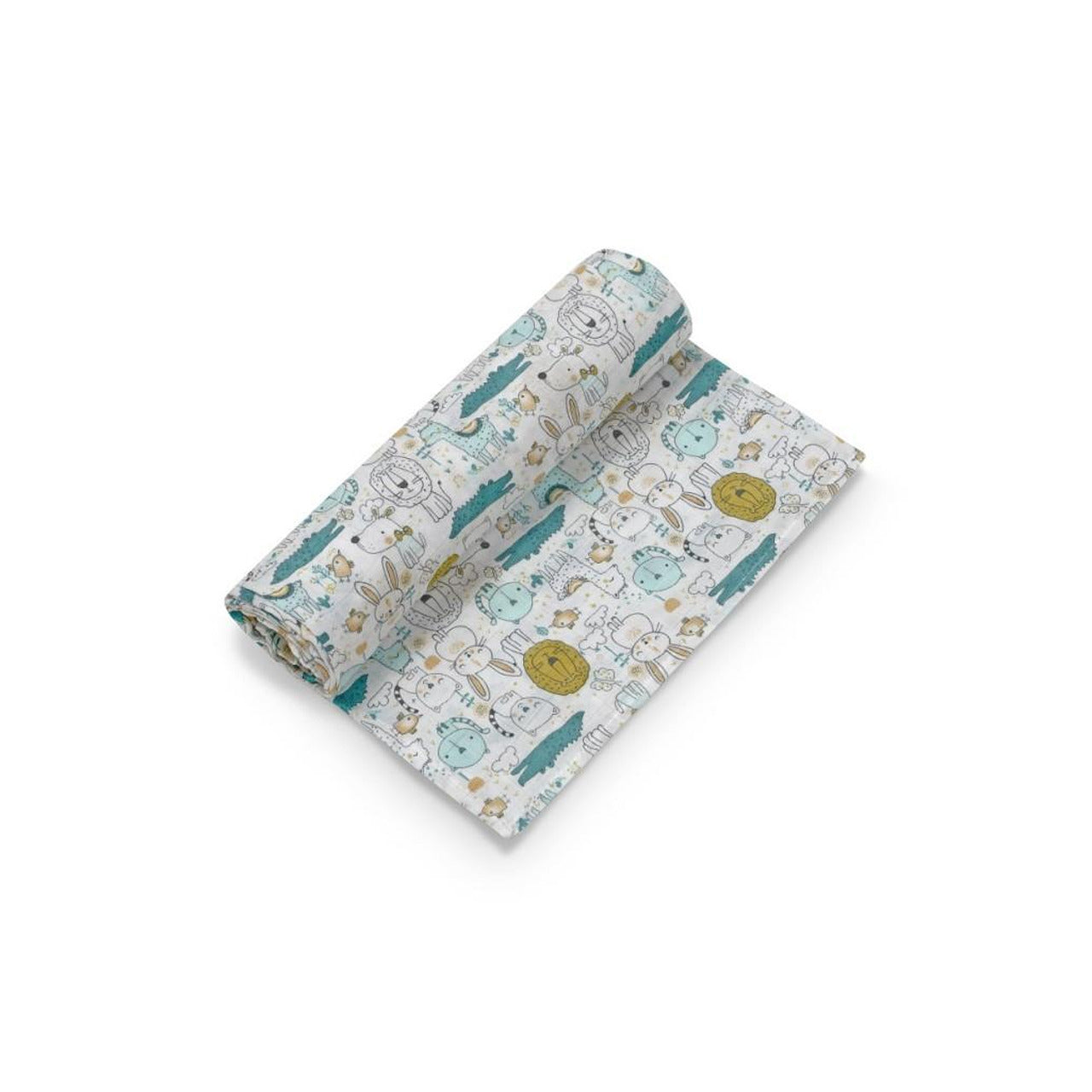 Муселинова Пелена 120х120 См Bamboo Gatito Interbaby