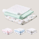 Муселинови Пелени 80х80 См 3бр Panda Green Interbaby