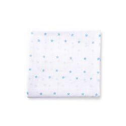 Муселинови Пелени 80х80 См 3бр Paracaidista Blue Interbaby