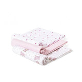 Муселинови Пелени 80х80 См 3бр Paracaidista Pink Interbaby