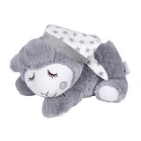 Плюшена Овчица С Черешови Костилки Сива Interbaby