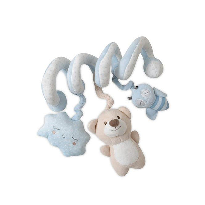 Plüss spirál babakocsira Osito Blue Interbaby