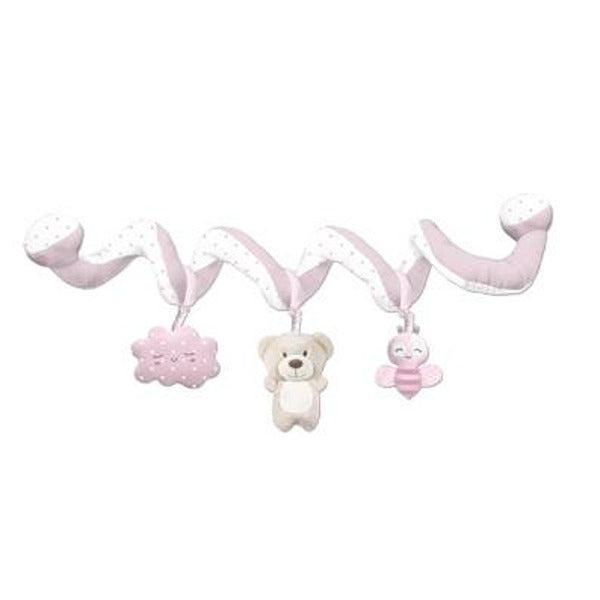 Плюшена Спирала За Количка Osito Pink Interbaby