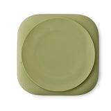 Силиконова Чиния Плато С Вакуум Blue Grey 005 74 Interbaby