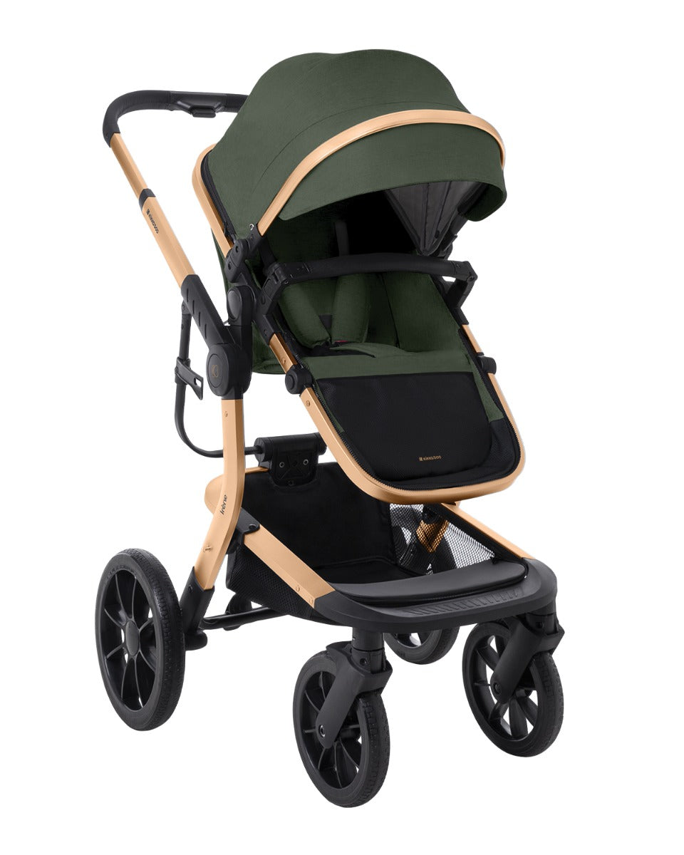 Комбинирана Количка 3В1 С Твърд Кош Irene Army Green 2024 --- BebeMama