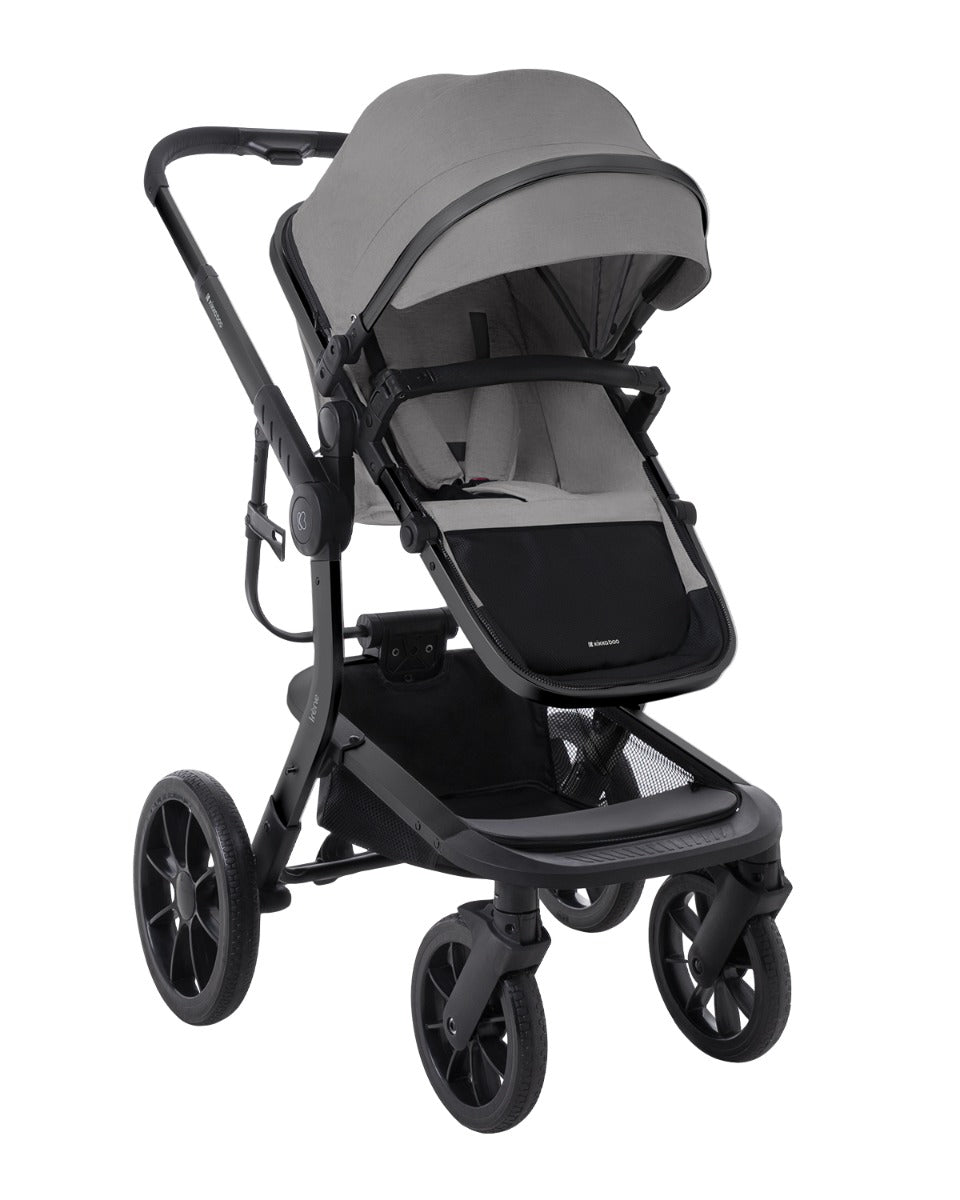 Комбинирана Количка 3В1 С Твърд Кош Irene Light Grey 2024 --- BebeMama