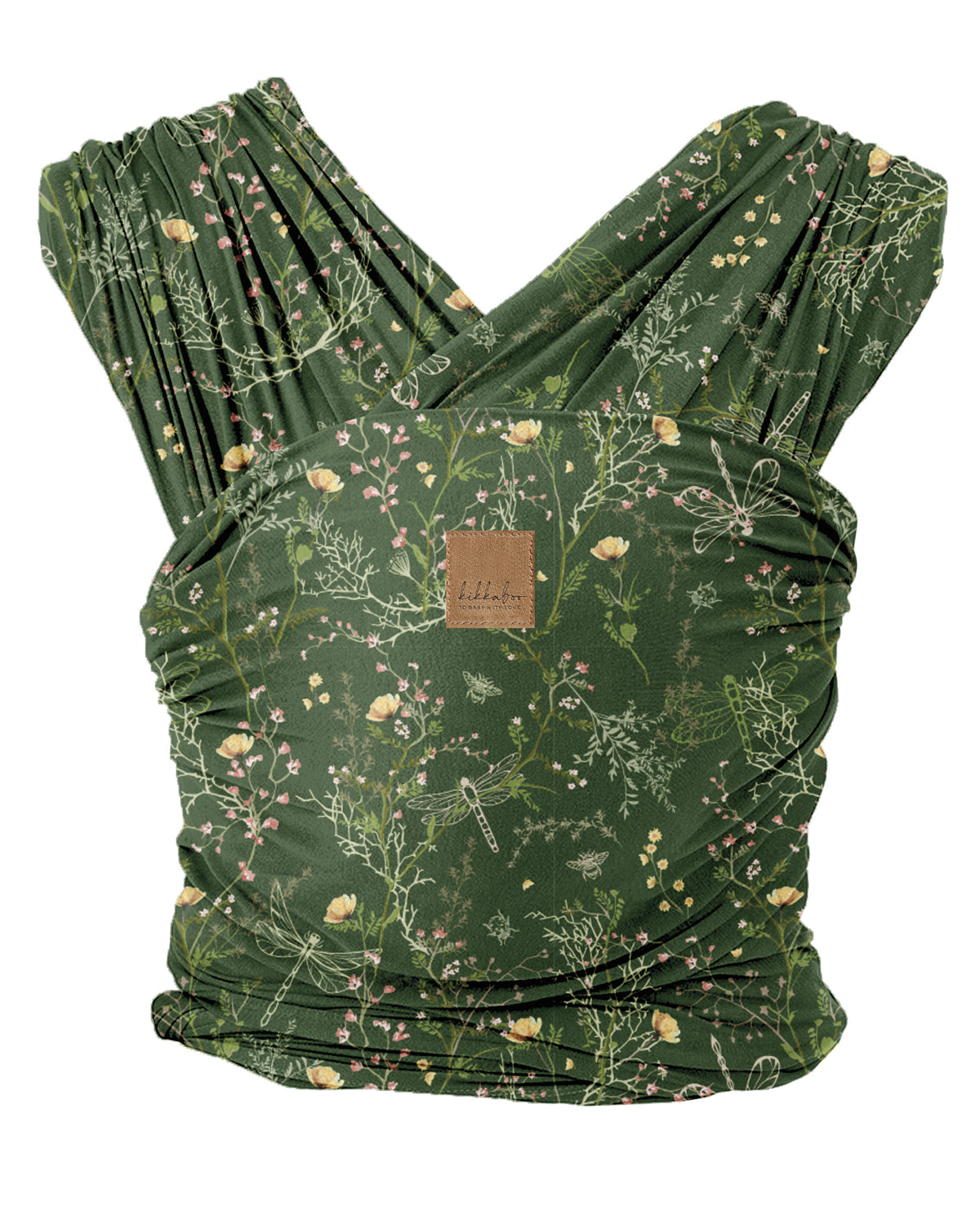 Слинг За Носене На Бебе Isla Garden Deep Green Kikkaboo