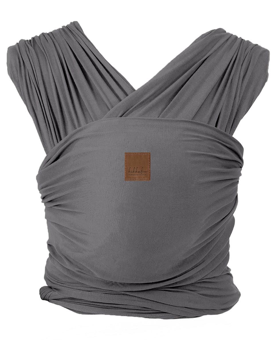 Слинг За Носене На Бебе Isla Dark Grey - Слингове - Kikkaboo - BebeMama