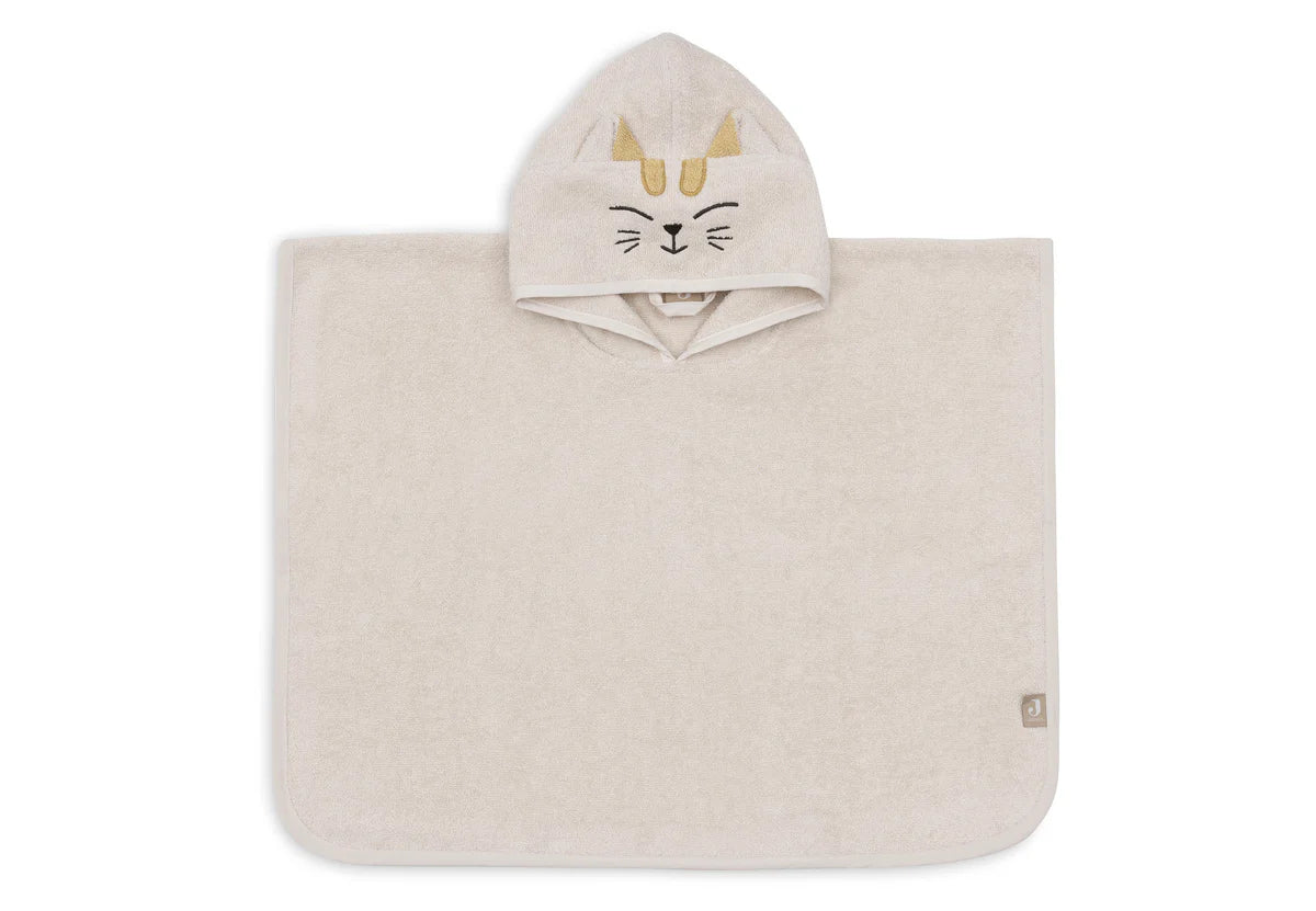 Бебешка Хавлия Пончо За Баня 75х75 См Charlie Cat Sand Jollein
