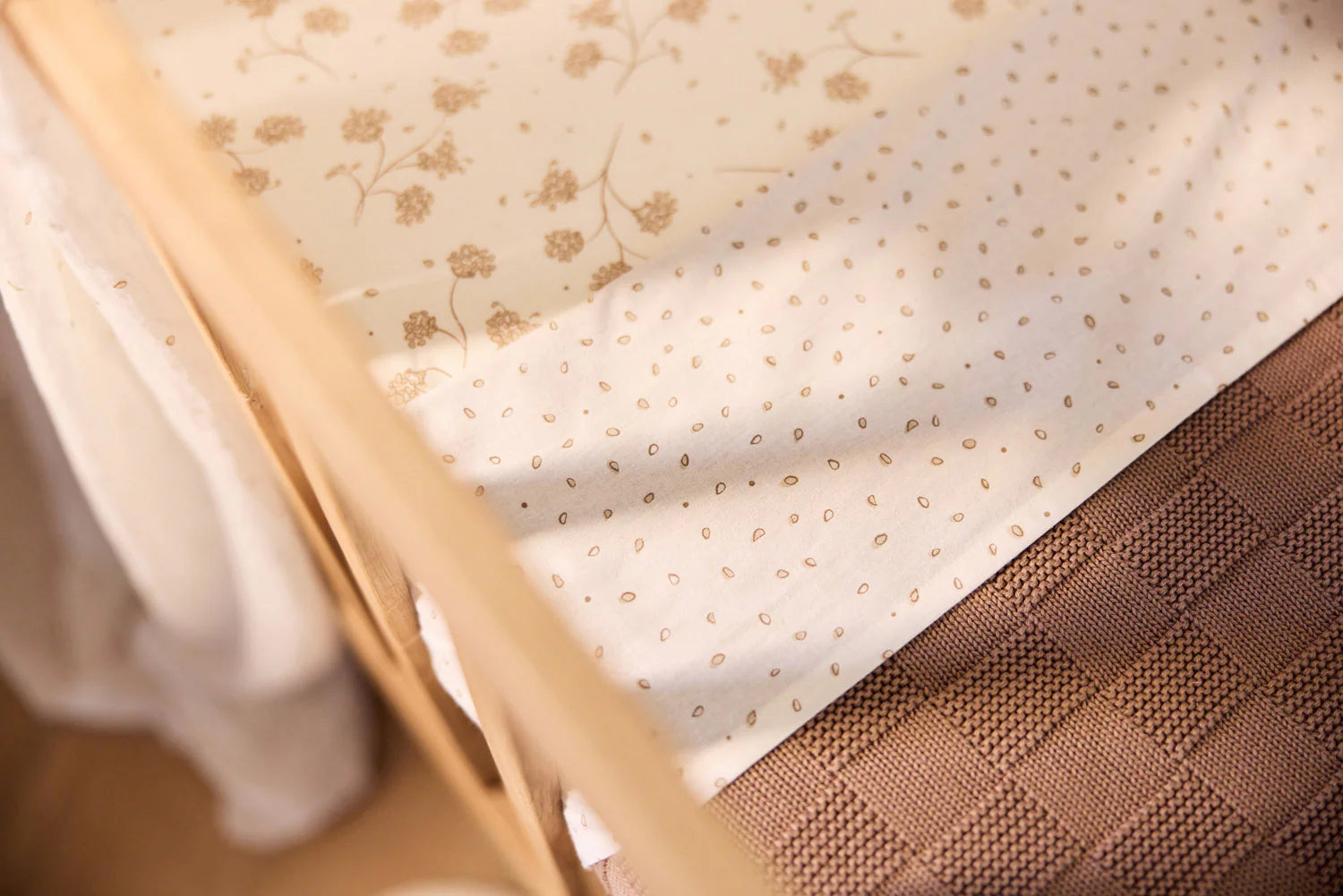 Бебешки Чаршаф Jersey 70x140 75x150cm Jersey Leafy Dreams Jollein