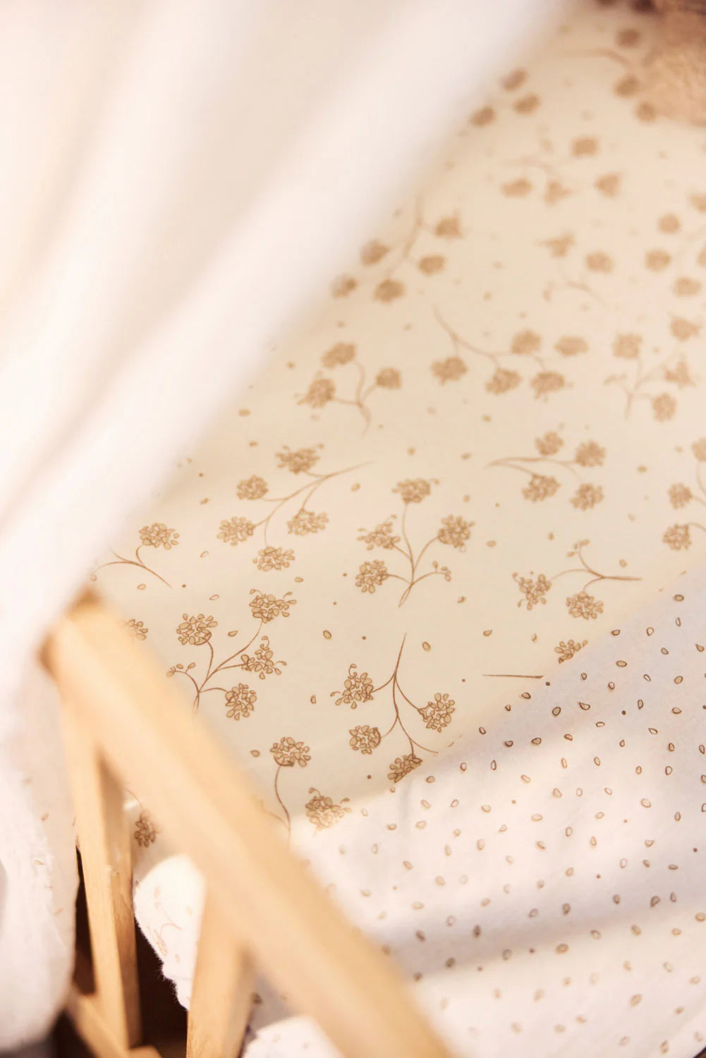 Бебешки Чаршаф Jersey 70x140 75x150cm Jersey Leafy Dreams Jollein