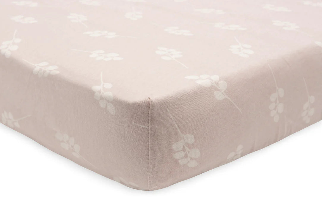 Бебешки Чаршаф Jersey 70x140 75x150cm Twig Wild Rose Jollein
