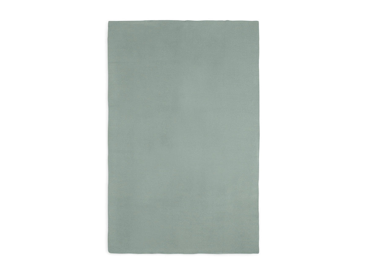 Бебешко Плетено Одеяло 75х100 См Basic Knit Forest Green Jollein
