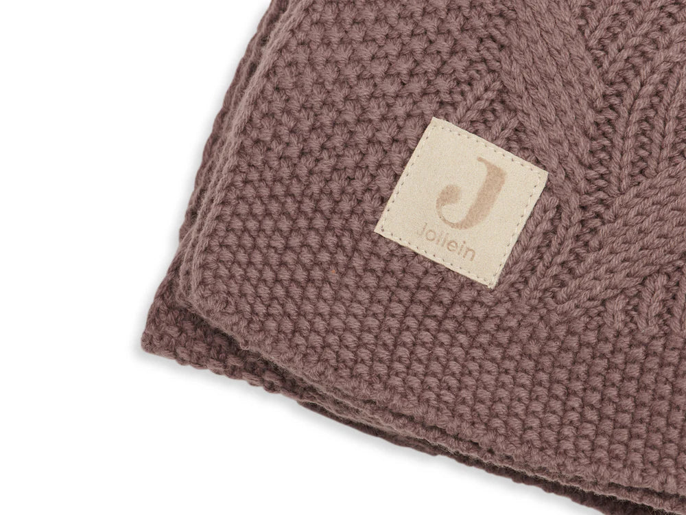 Jollein Chestnut Spring Knit kötött takaró (75x100 cm)