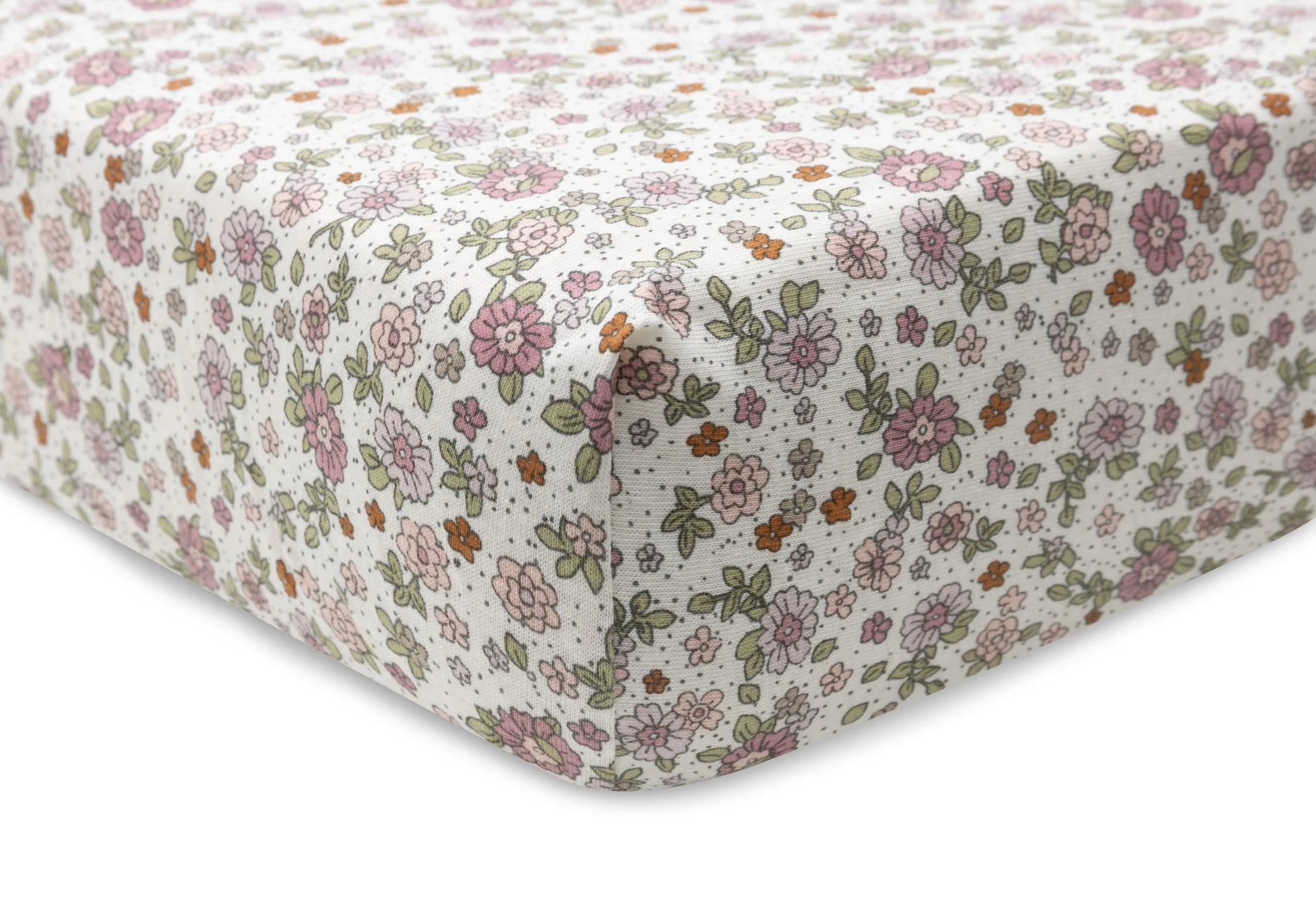 Чаршаф 60 120 См Jersey Retro Flowers Jollein